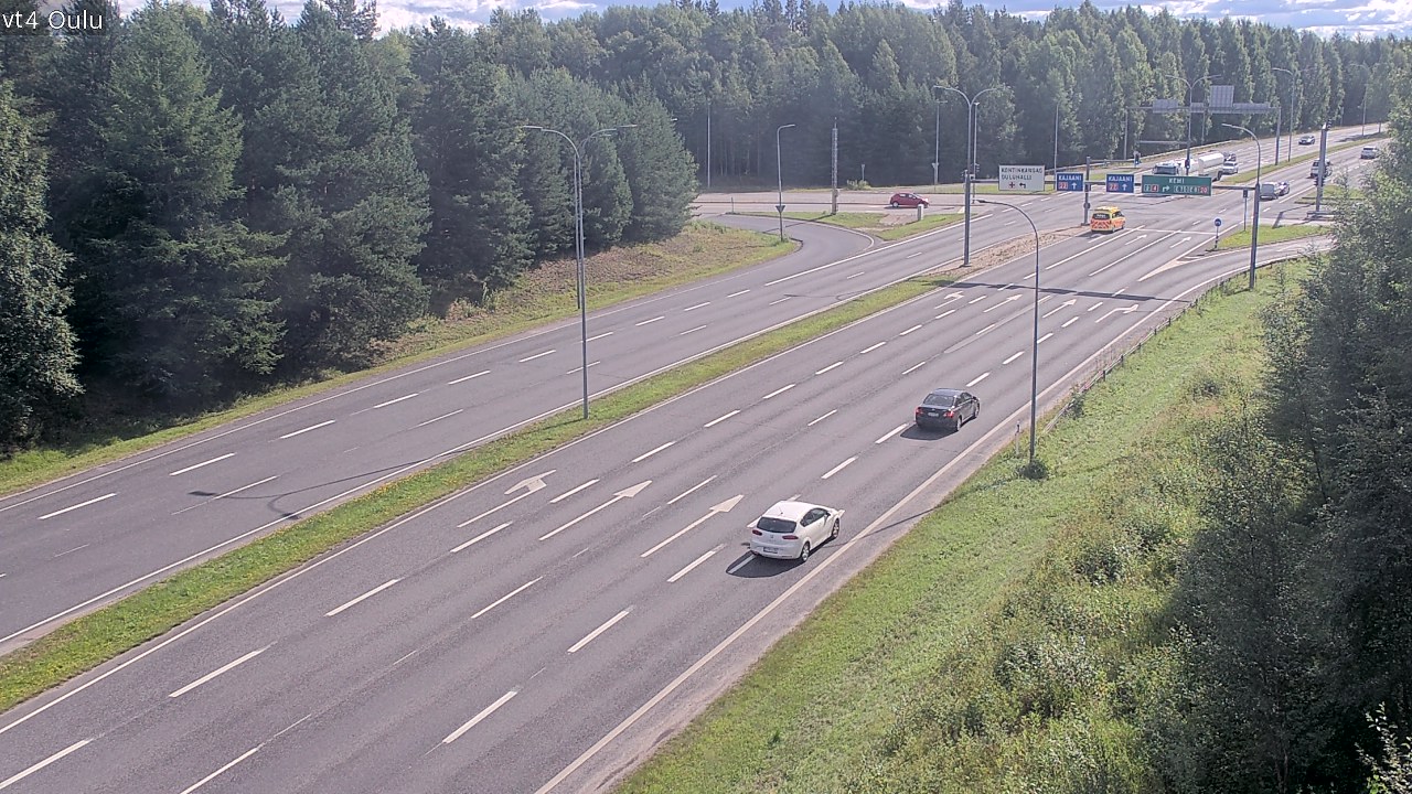 Weather Camera Image Road 4 Oulu, Oulu, Pohjois-Pohjanmaa