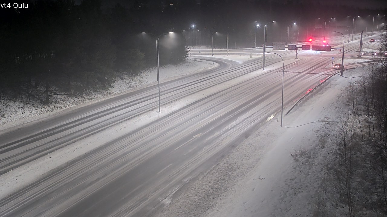 Weather Camera Image Väg 4 Uleåborg, Oulu, Pohjois-Pohjanmaa