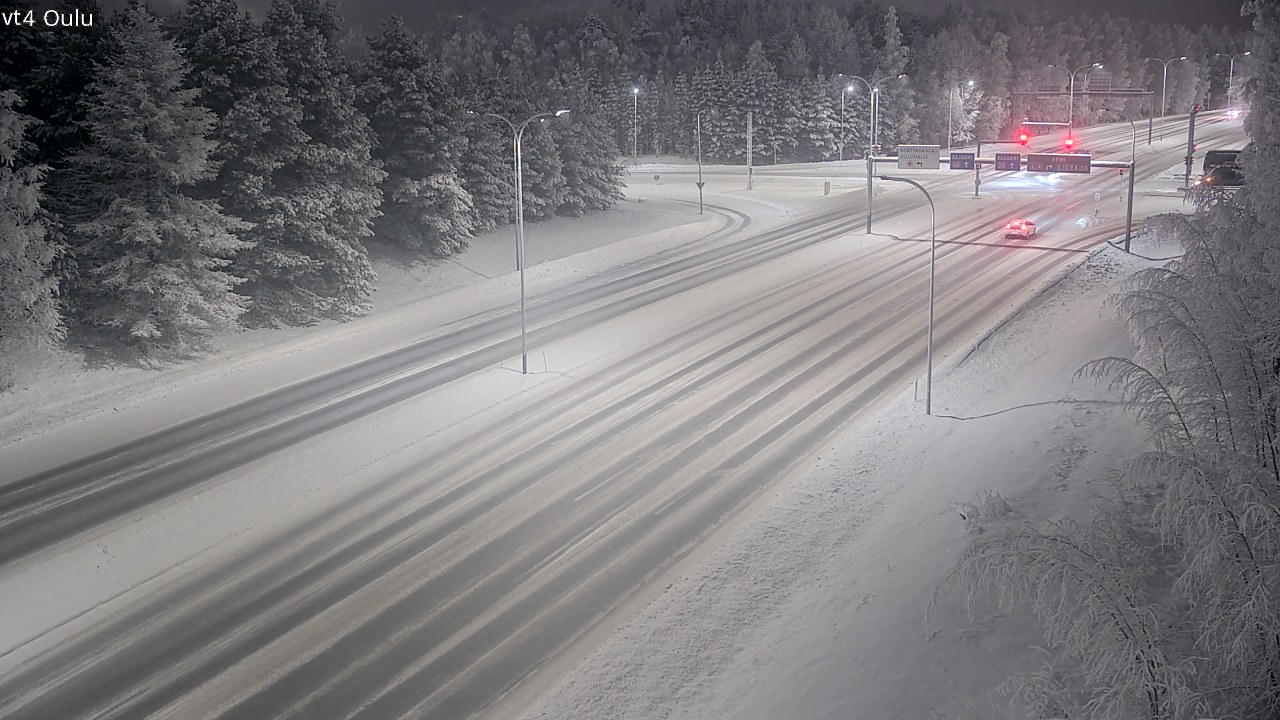 Weather Camera Image Road 4 Oulu, Oulu, Pohjois-Pohjanmaa