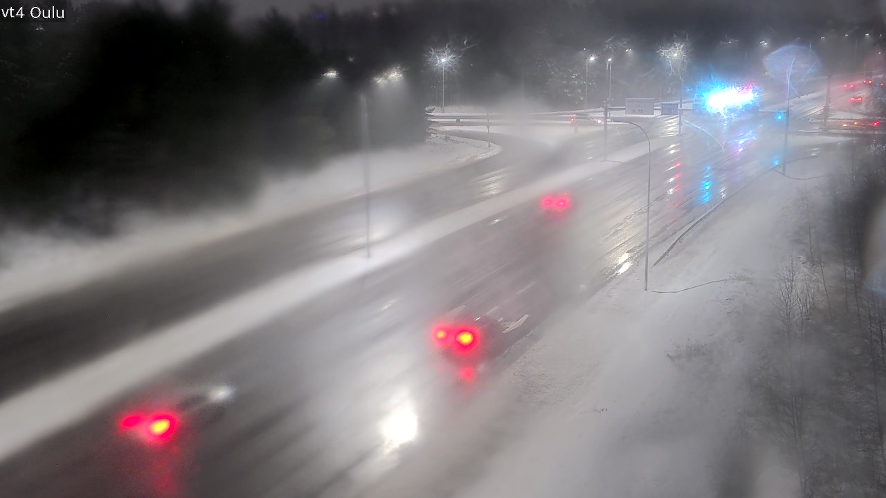 Weather Camera Image Väg 4 Uleåborg, Oulu, Pohjois-Pohjanmaa