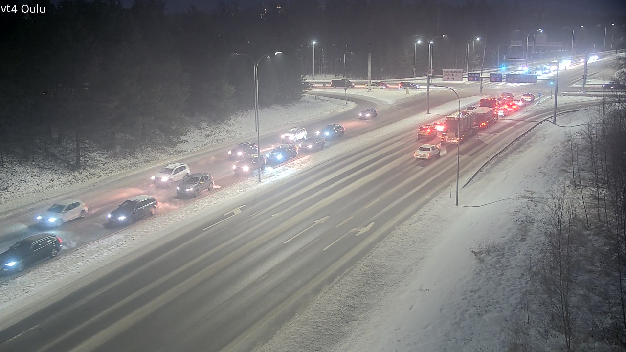 Weather Camera Image Road 4 Oulu, Oulu, Pohjois-Pohjanmaa