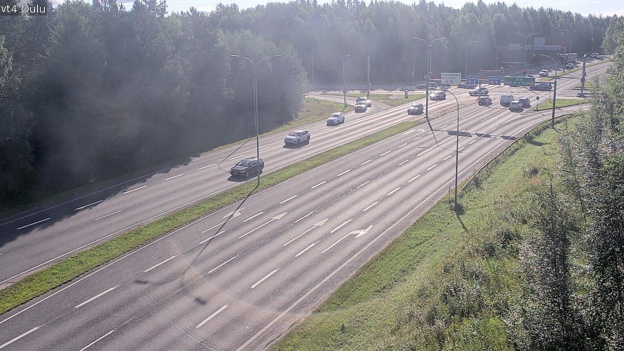 Weather Camera Image Väg 4 Uleåborg, Oulu, Pohjois-Pohjanmaa