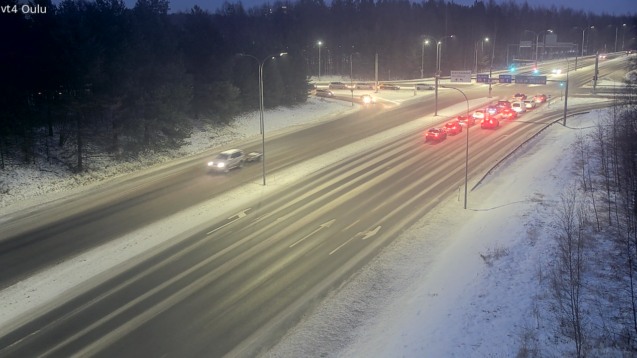 Weather Camera Image Road 4 Oulu, Oulu, Pohjois-Pohjanmaa