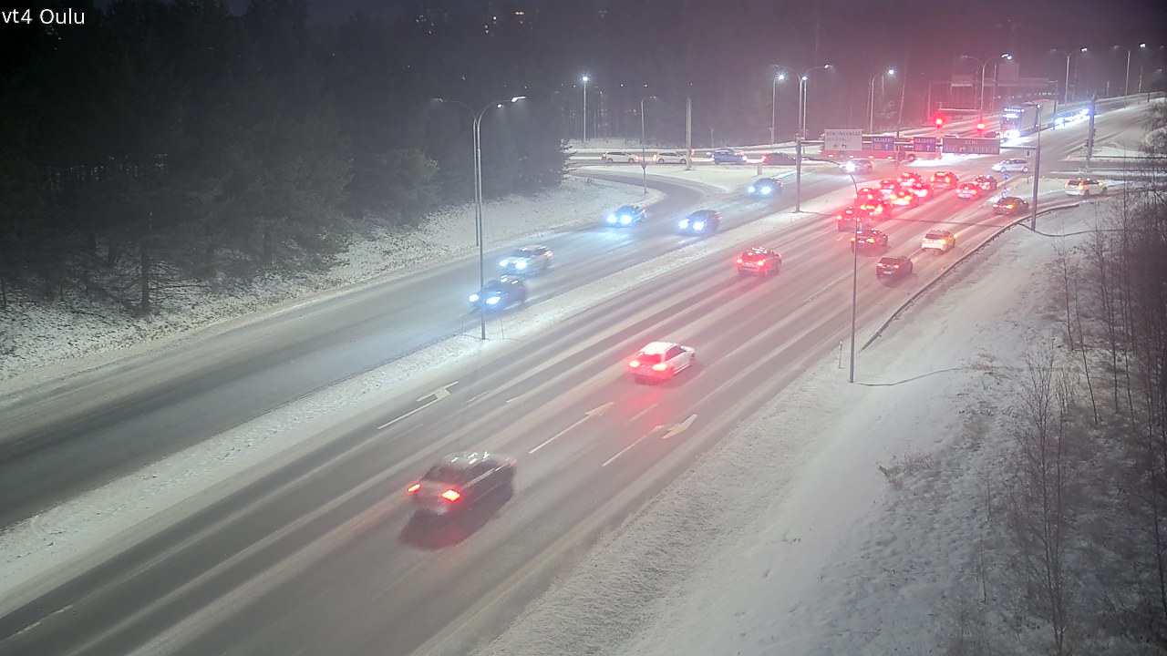 Weather Camera Image Road 4 Oulu, Oulu, Pohjois-Pohjanmaa