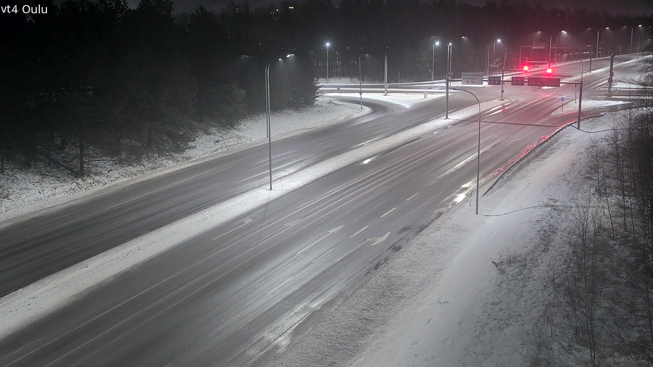 Weather Camera Image Väg 4 Uleåborg, Oulu, Pohjois-Pohjanmaa