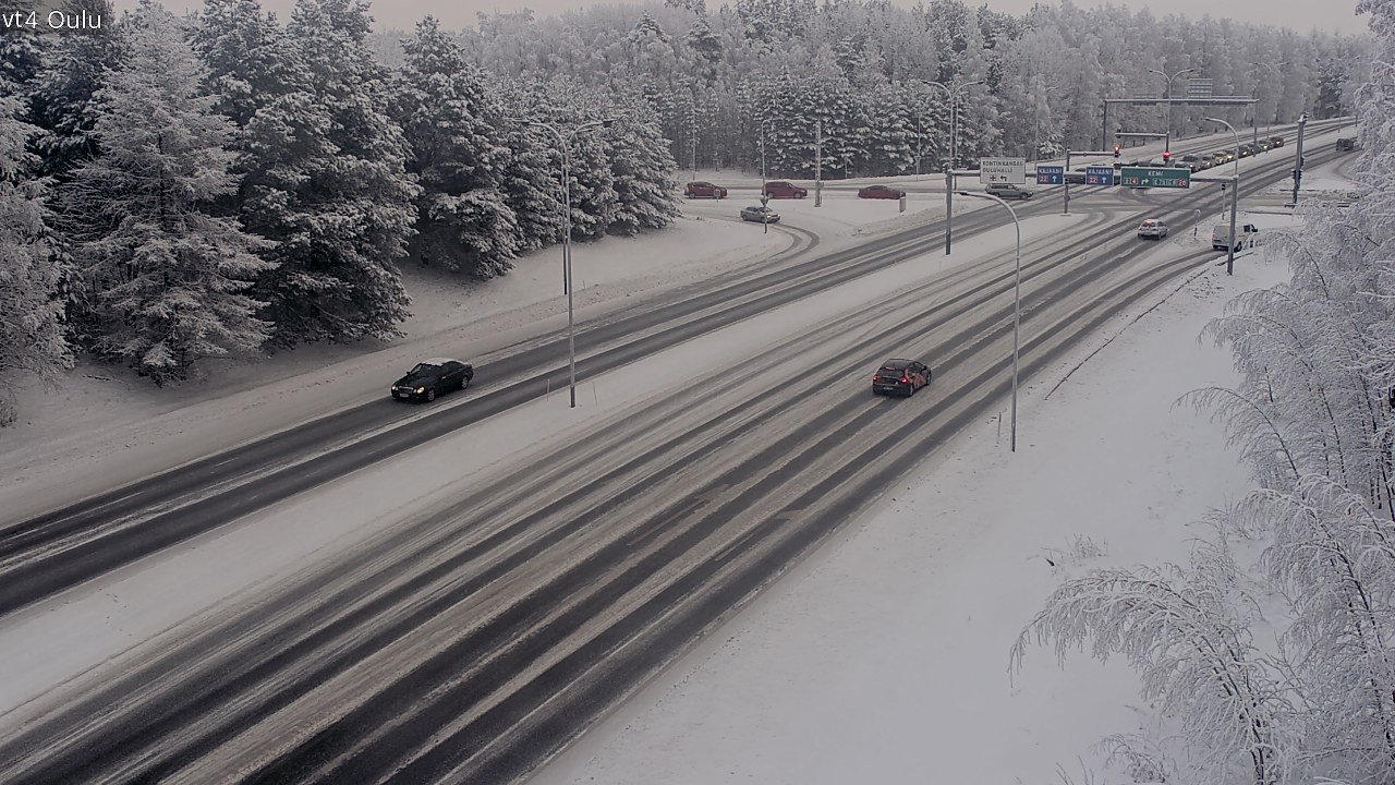 Weather Camera Image Road 4 Oulu, Oulu, Pohjois-Pohjanmaa