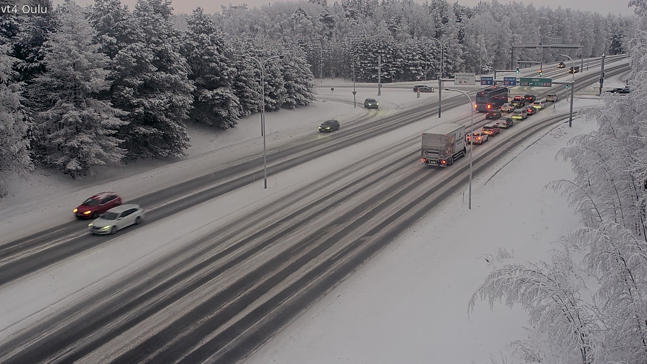 Weather Camera Image Road 4 Oulu, Oulu, Pohjois-Pohjanmaa
