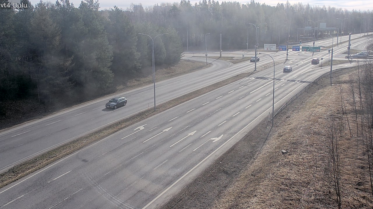 Weather Camera Image Väg 4 Uleåborg, Oulu, Pohjois-Pohjanmaa