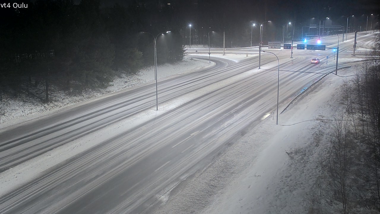 Weather Camera Image Väg 4 Uleåborg, Oulu, Pohjois-Pohjanmaa