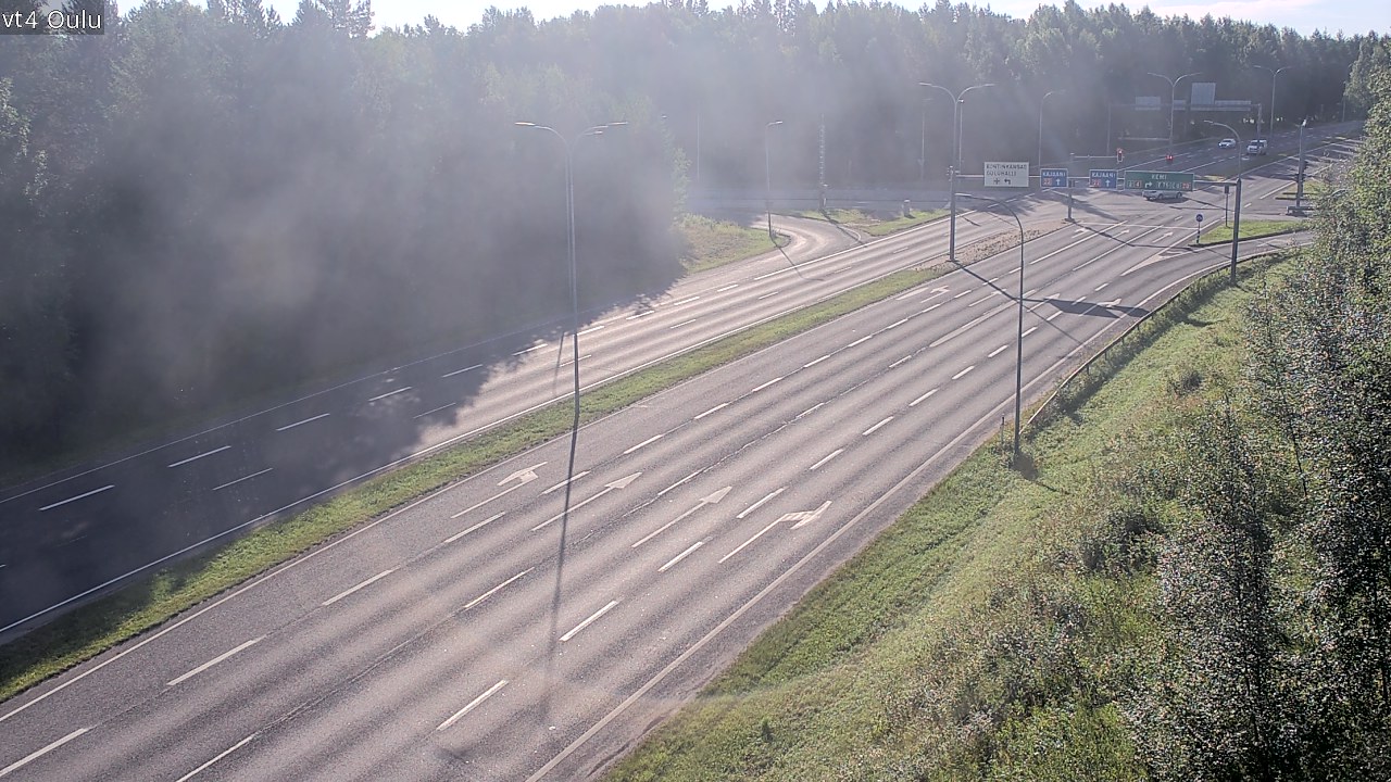 Weather Camera Image Road 4 Oulu, Oulu, Pohjois-Pohjanmaa