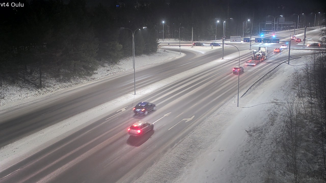 Weather Camera Image Road 4 Oulu, Oulu, Pohjois-Pohjanmaa