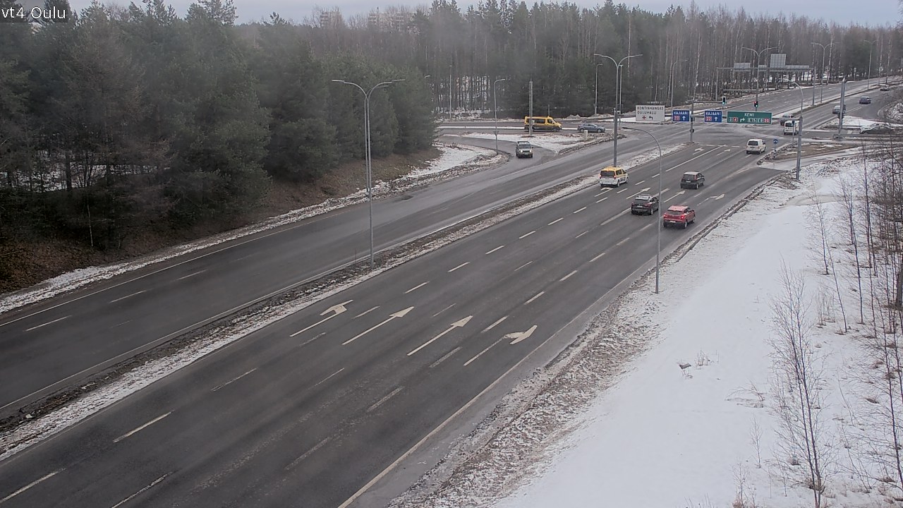 Weather Camera Image Road 4 Oulu, Oulu, Pohjois-Pohjanmaa