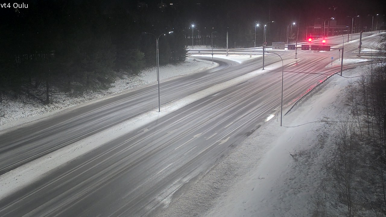 Weather Camera Image Väg 4 Uleåborg, Oulu, Pohjois-Pohjanmaa