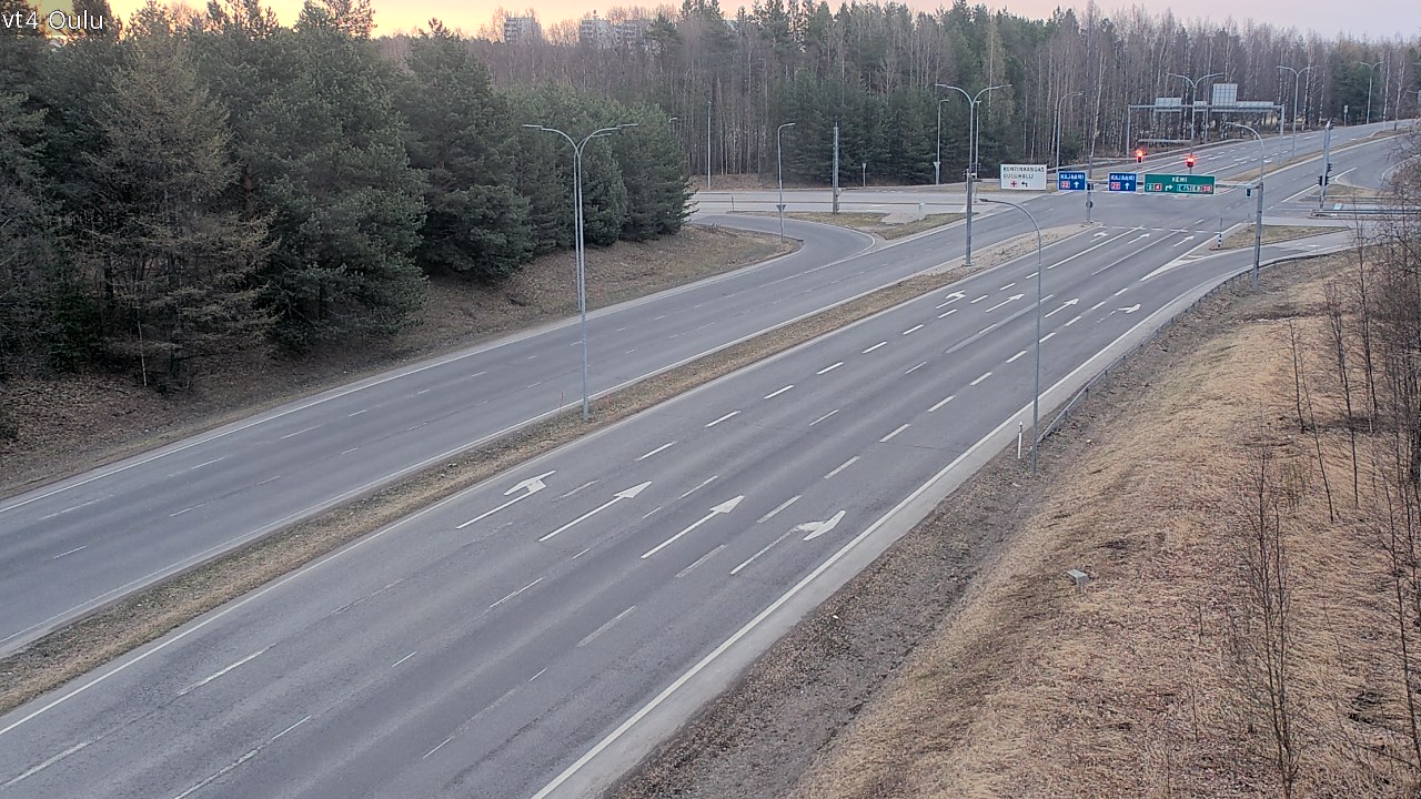 Weather Camera Image Road 4 Oulu, Oulu, Pohjois-Pohjanmaa