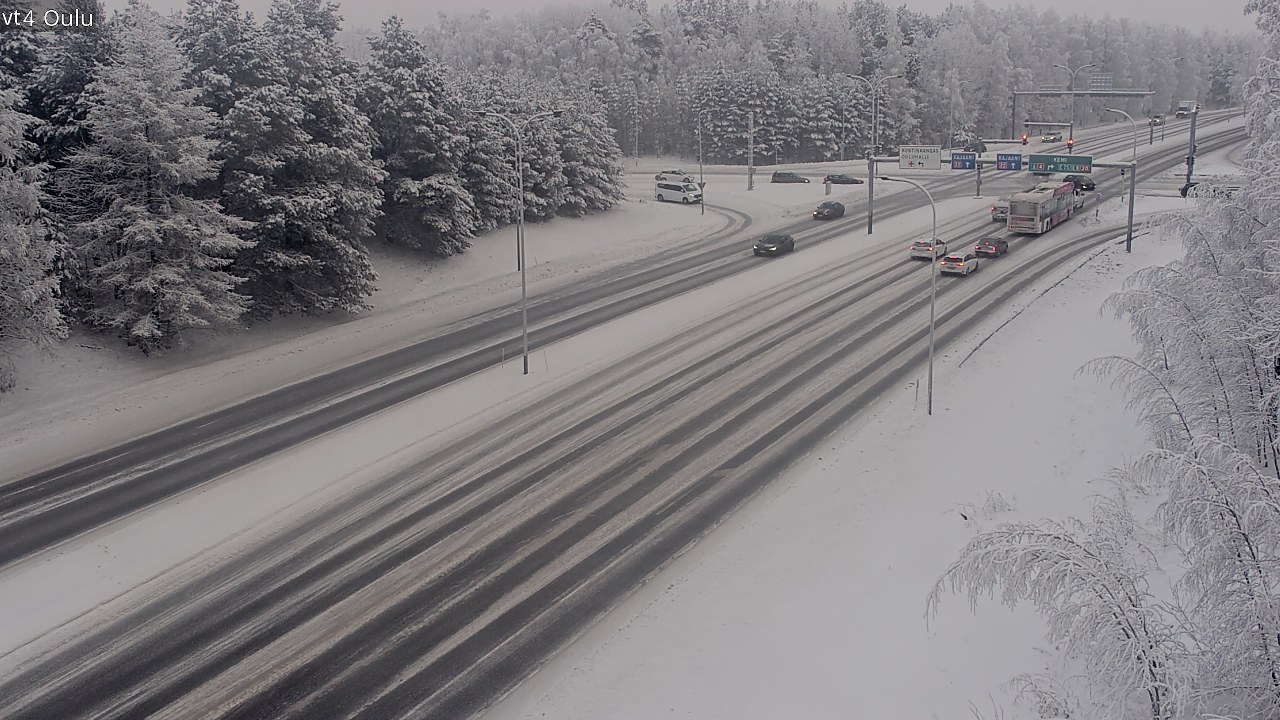 Weather Camera Image Road 4 Oulu, Oulu, Pohjois-Pohjanmaa