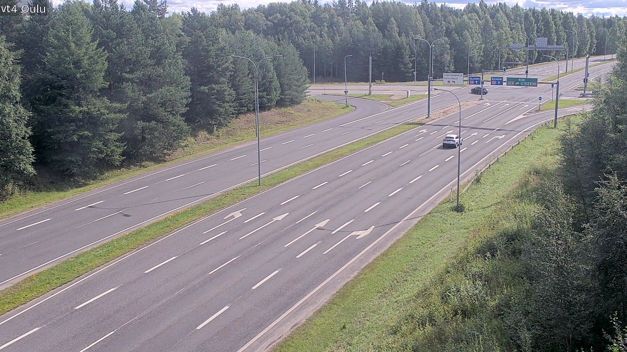 Weather Camera Image Väg 4 Uleåborg, Oulu, Pohjois-Pohjanmaa
