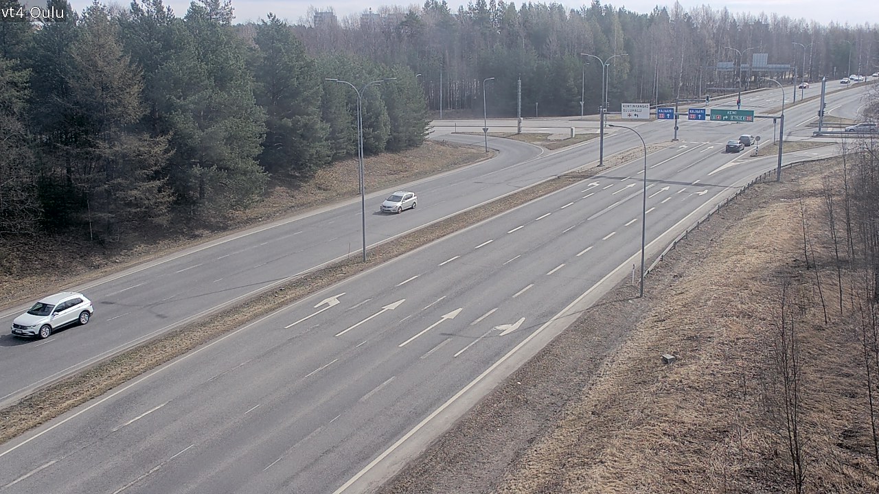 Weather Camera Image Väg 4 Uleåborg, Oulu, Pohjois-Pohjanmaa