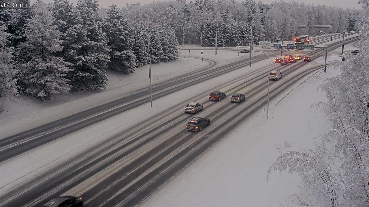 Weather Camera Image Road 4 Oulu, Oulu, Pohjois-Pohjanmaa