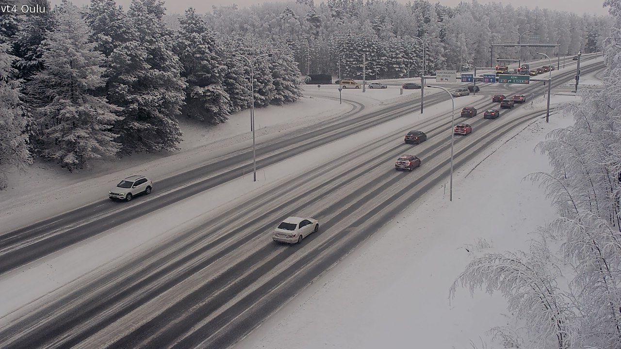 Weather Camera Image Road 4 Oulu, Oulu, Pohjois-Pohjanmaa