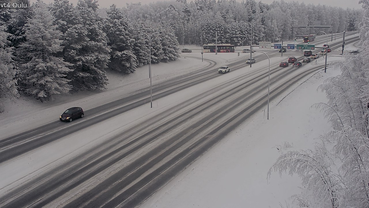 Weather Camera Image Road 4 Oulu, Oulu, Pohjois-Pohjanmaa