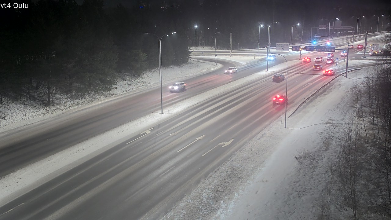 Weather Camera Image Road 4 Oulu, Oulu, Pohjois-Pohjanmaa