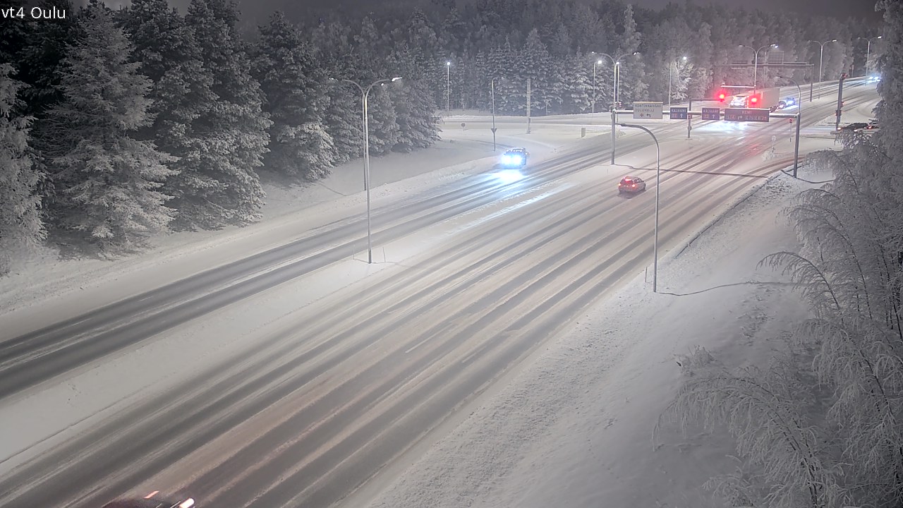 Weather Camera Image Road 4 Oulu, Oulu, Pohjois-Pohjanmaa