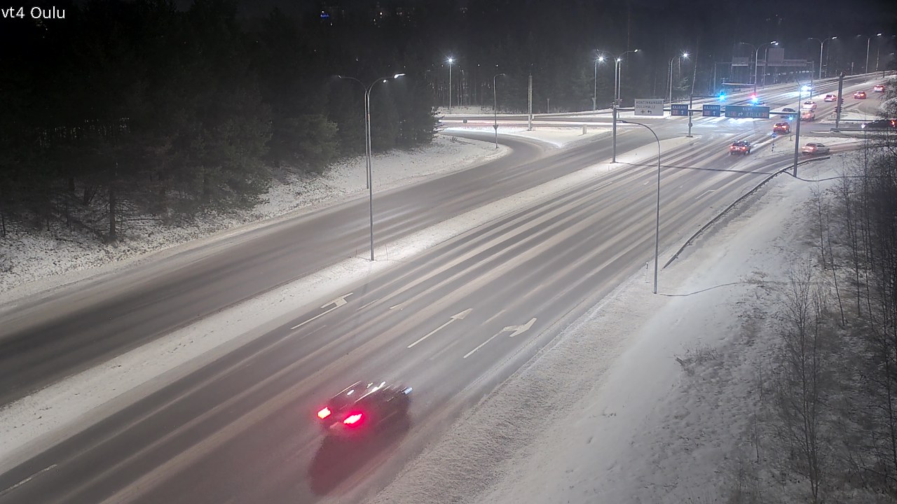 Weather Camera Image Road 4 Oulu, Oulu, Pohjois-Pohjanmaa