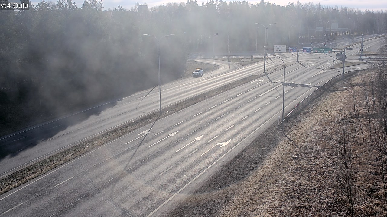Weather Camera Image Väg 4 Uleåborg, Oulu, Pohjois-Pohjanmaa