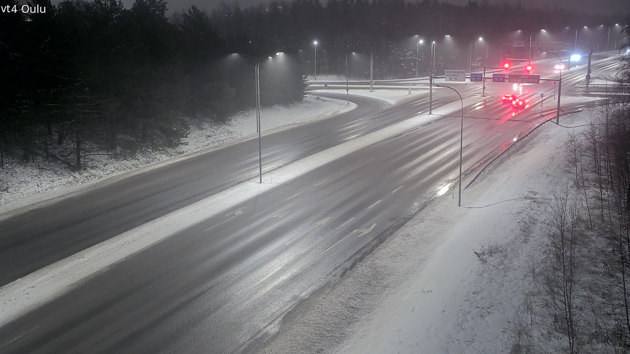 Weather Camera Image Väg 4 Uleåborg, Oulu, Pohjois-Pohjanmaa