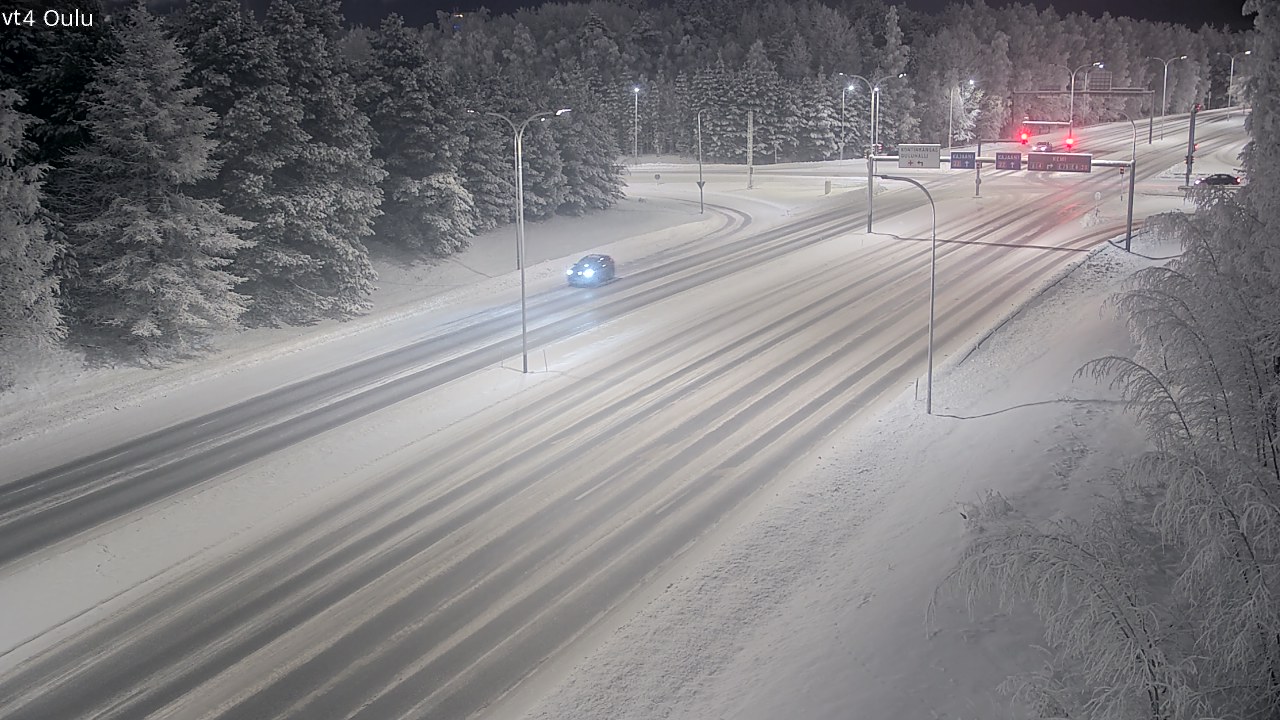 Weather Camera Image Road 4 Oulu, Oulu, Pohjois-Pohjanmaa