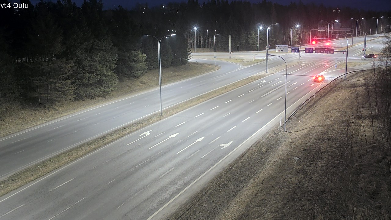 Weather Camera Image Road 4 Oulu, Oulu, Pohjois-Pohjanmaa
