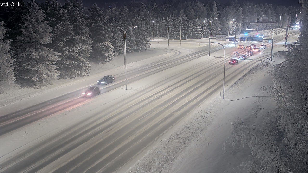 Weather Camera Image Road 4 Oulu, Oulu, Pohjois-Pohjanmaa