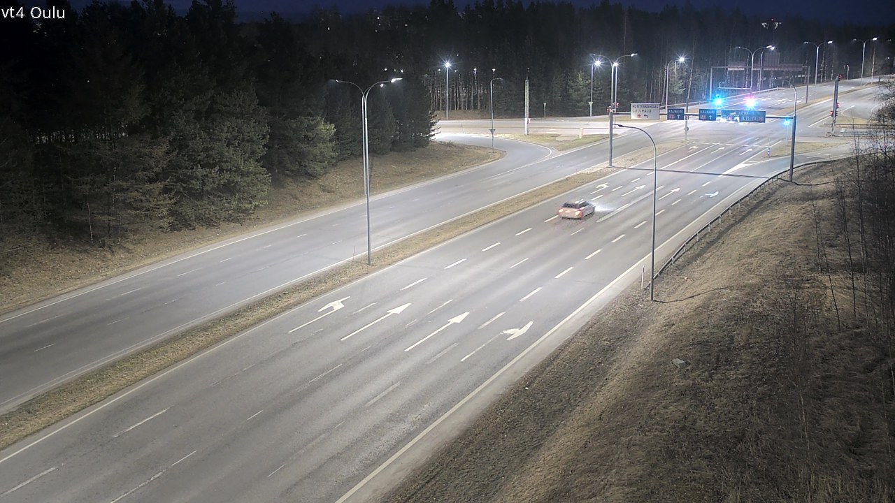 Weather Camera Image Väg 4 Uleåborg, Oulu, Pohjois-Pohjanmaa