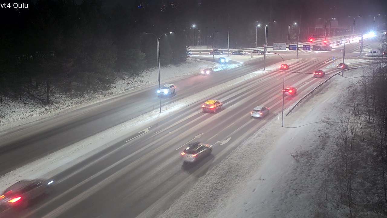Weather Camera Image Road 4 Oulu, Oulu, Pohjois-Pohjanmaa