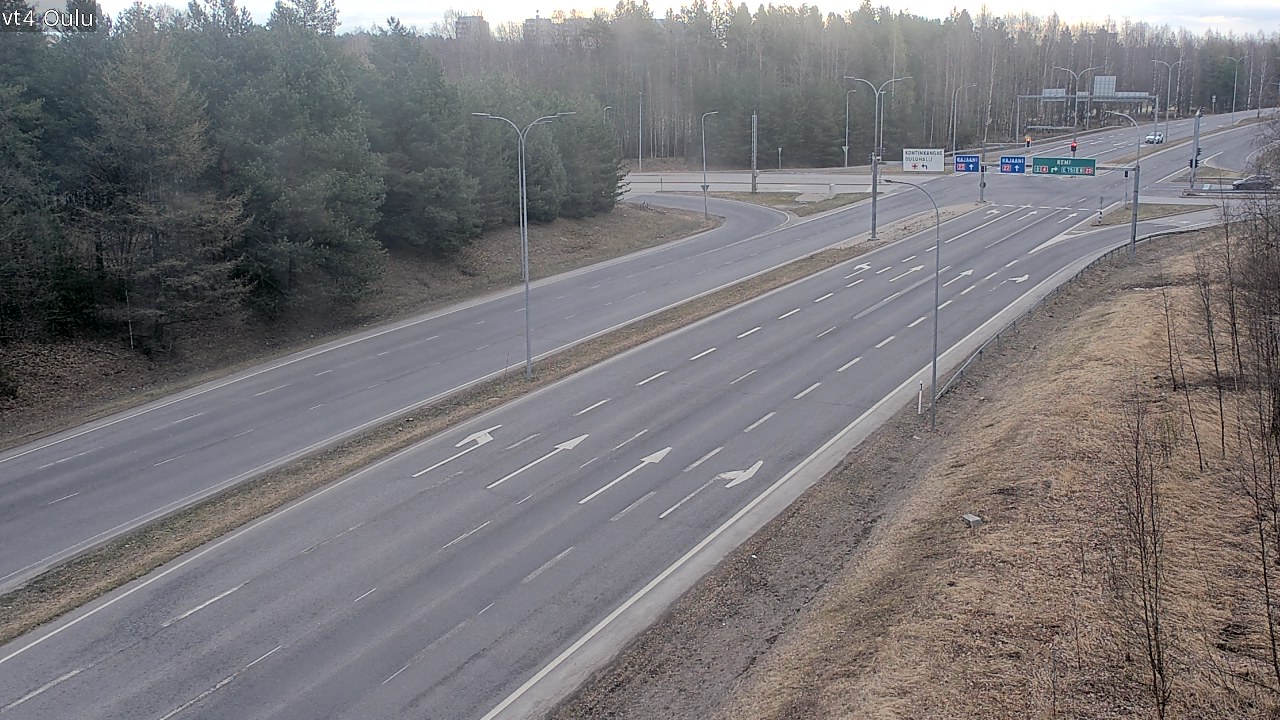 Kelikamerat Kuva Tie 4 Oulu, Oulu, Pohjois-Pohjanmaa