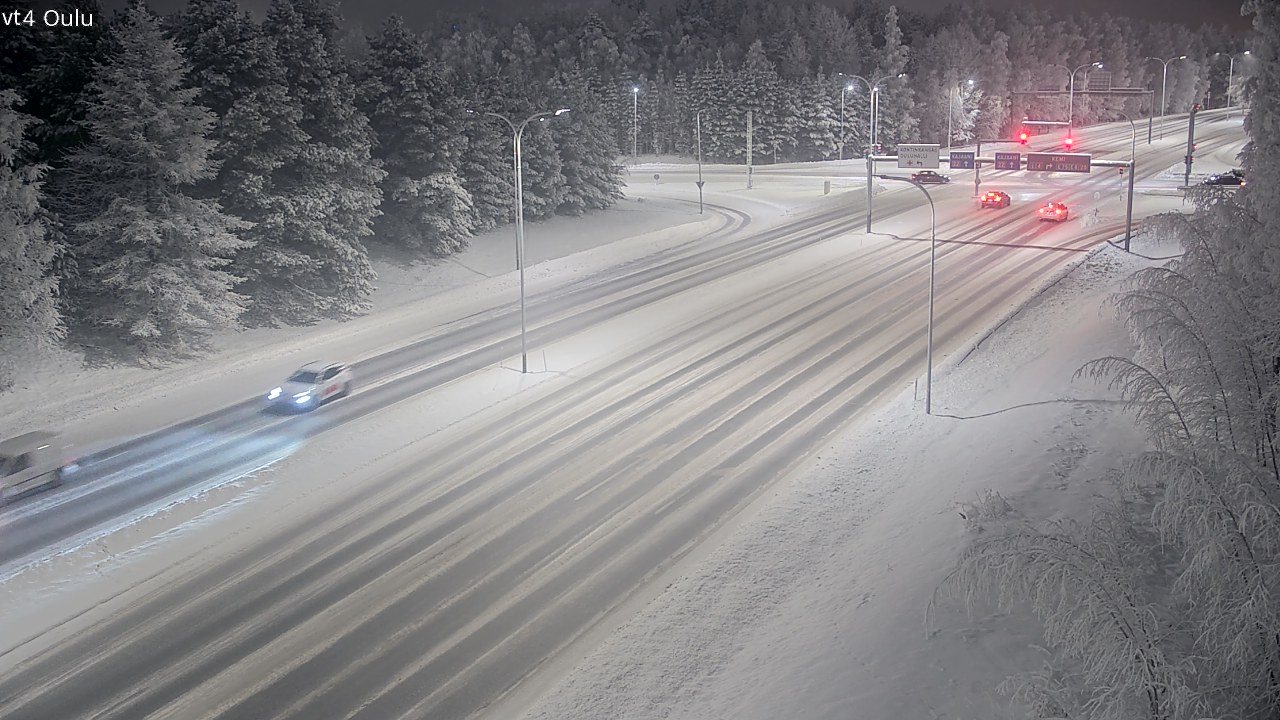 Weather Camera Image Road 4 Oulu, Oulu, Pohjois-Pohjanmaa