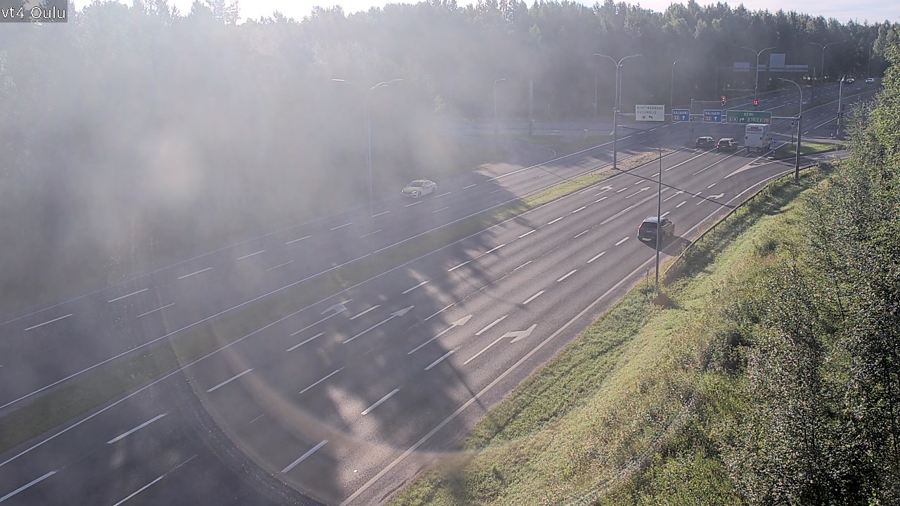Weather Camera Image Road 4 Oulu, Oulu, Pohjois-Pohjanmaa
