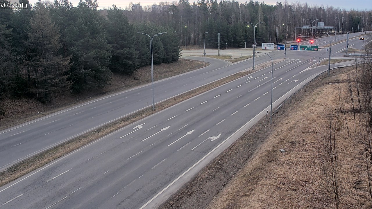 Weather Camera Image Road 4 Oulu, Oulu, Pohjois-Pohjanmaa