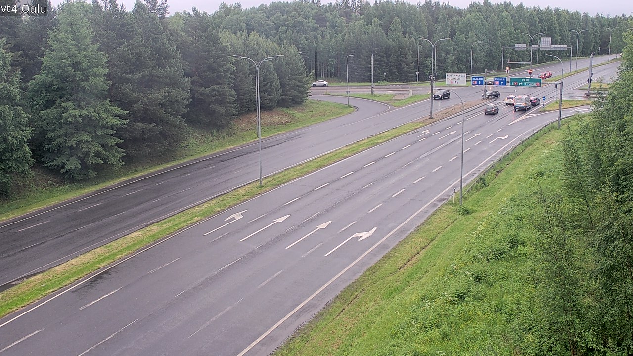 Weather Camera Image Väg 4 Uleåborg, Oulu, Pohjois-Pohjanmaa