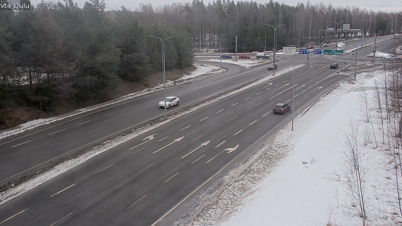 Weather Camera Image Road 4 Oulu, Oulu, Pohjois-Pohjanmaa