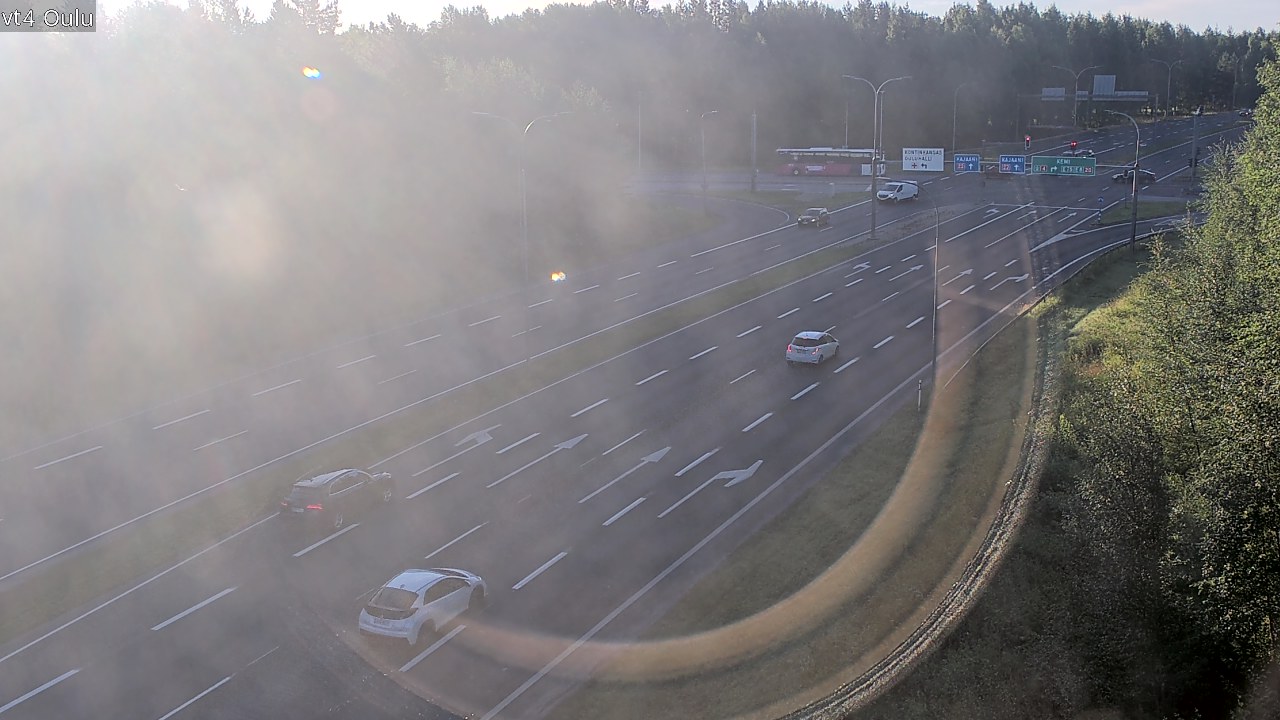 Weather Camera Image Road 4 Oulu, Oulu, Pohjois-Pohjanmaa