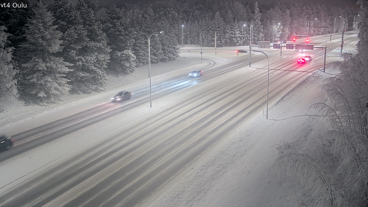 Weather Camera Image Road 4 Oulu, Oulu, Pohjois-Pohjanmaa