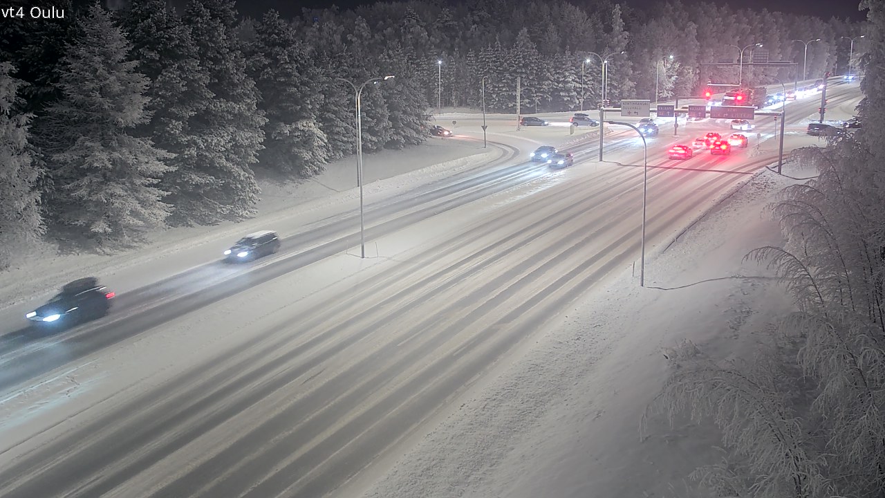 Weather Camera Image Road 4 Oulu, Oulu, Pohjois-Pohjanmaa