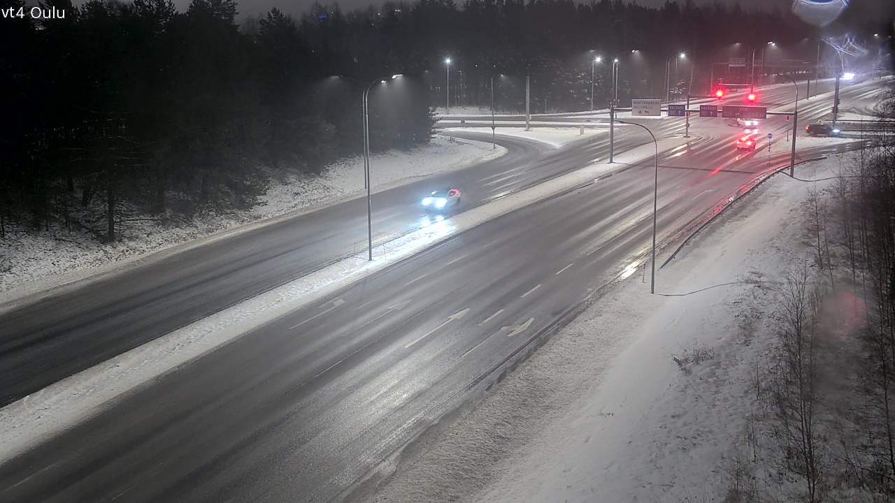 Weather Camera Image Väg 4 Uleåborg, Oulu, Pohjois-Pohjanmaa