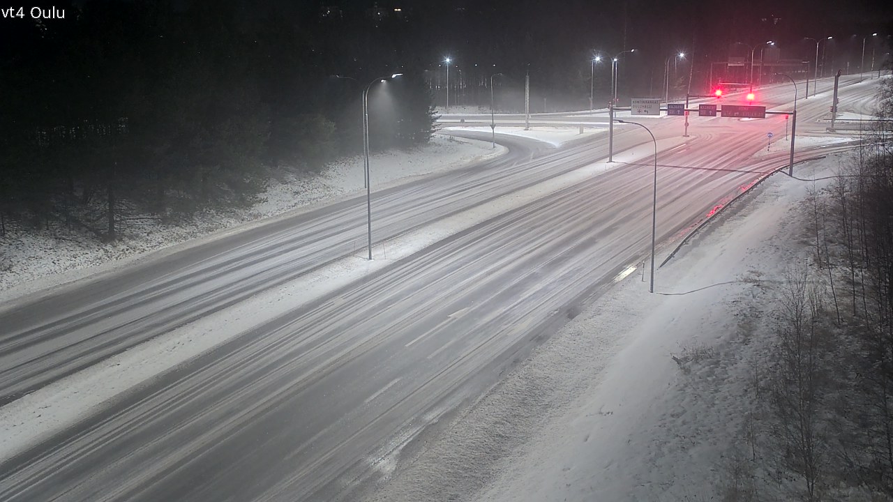 Weather Camera Image Väg 4 Uleåborg, Oulu, Pohjois-Pohjanmaa
