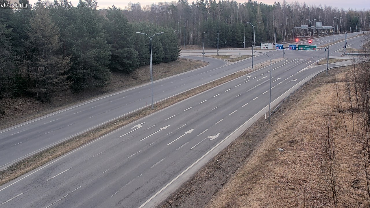 Weather Camera Image Road 4 Oulu, Oulu, Pohjois-Pohjanmaa