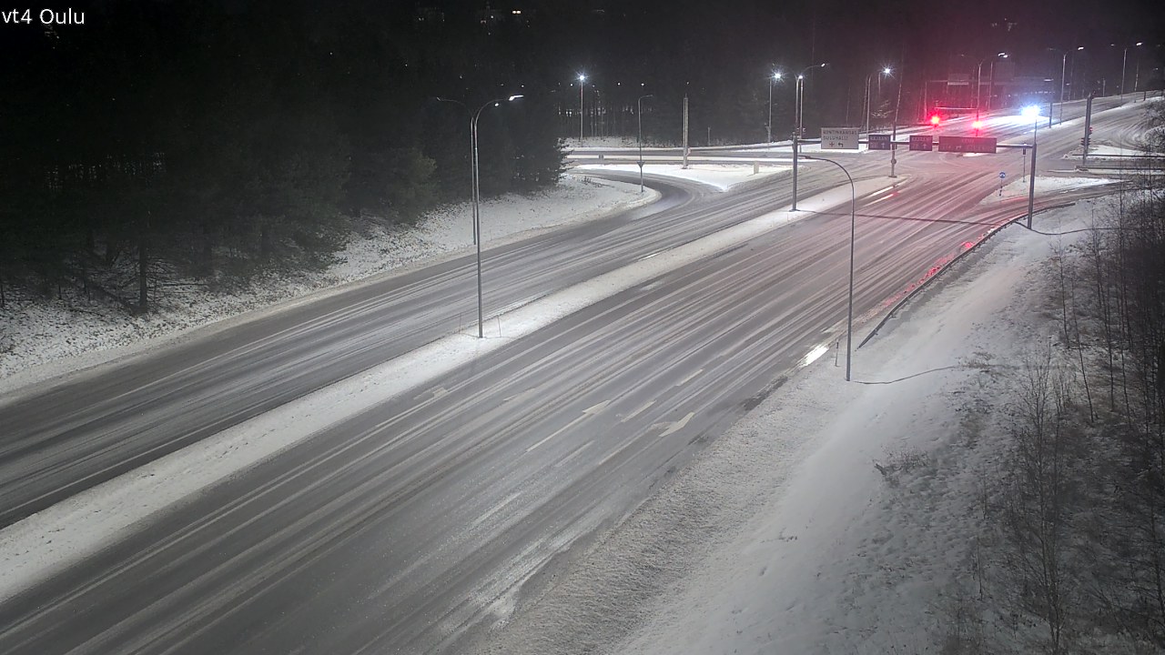 Weather Camera Image Väg 4 Uleåborg, Oulu, Pohjois-Pohjanmaa