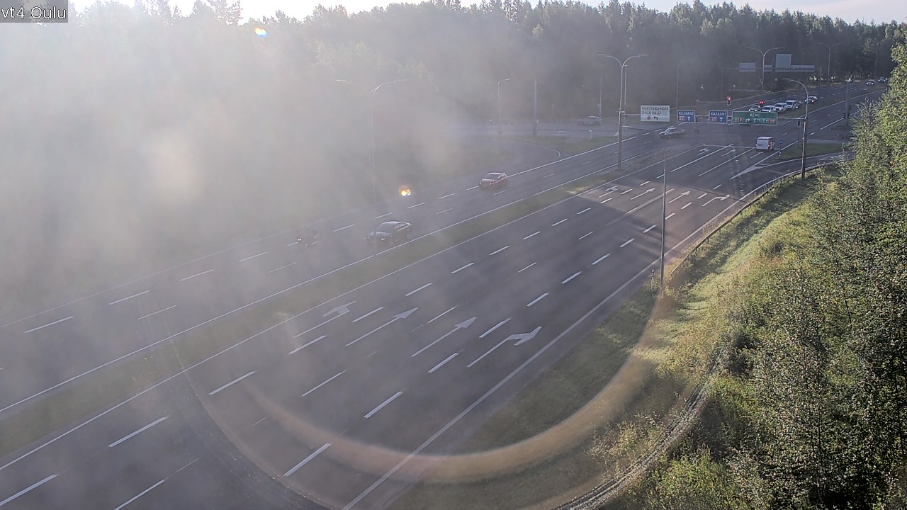 Weather Camera Image Road 4 Oulu, Oulu, Pohjois-Pohjanmaa