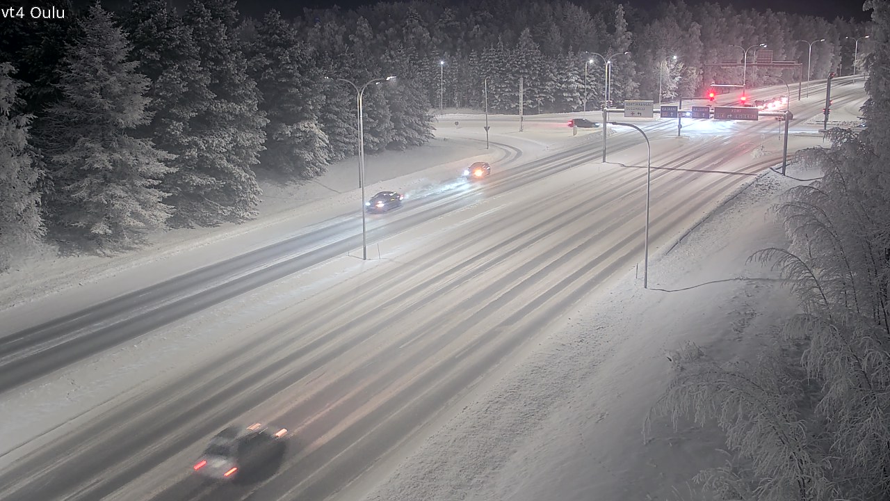 Weather Camera Image Road 4 Oulu, Oulu, Pohjois-Pohjanmaa