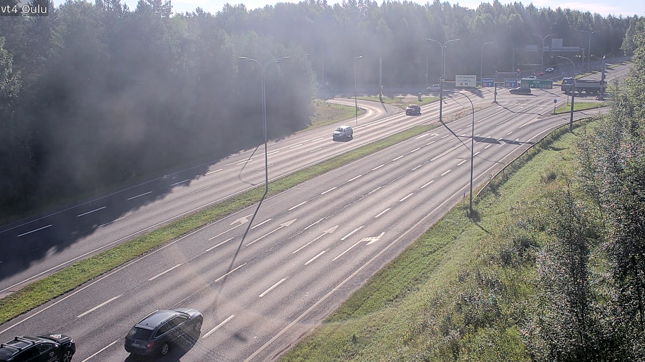 Weather Camera Image Road 4 Oulu, Oulu, Pohjois-Pohjanmaa